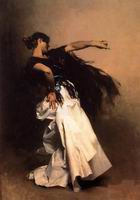 (image for) Handmade Oil painting for home canvas, oil painting framed canvas for living room John Singer Sargenti's art Spanish Dancer 1880